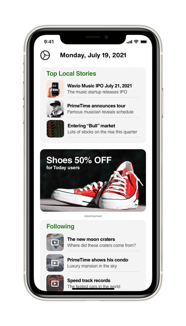 Today iOS home 3