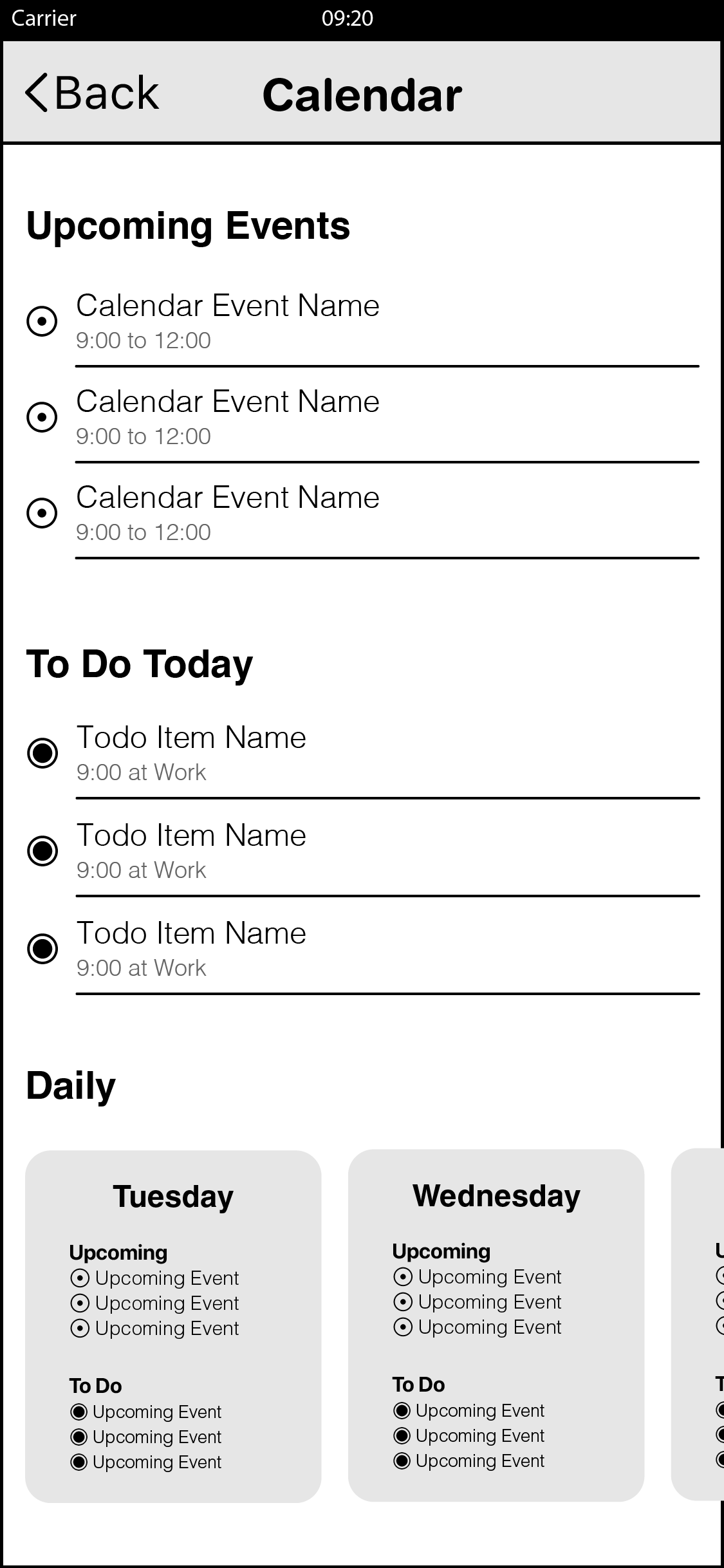 Calendar