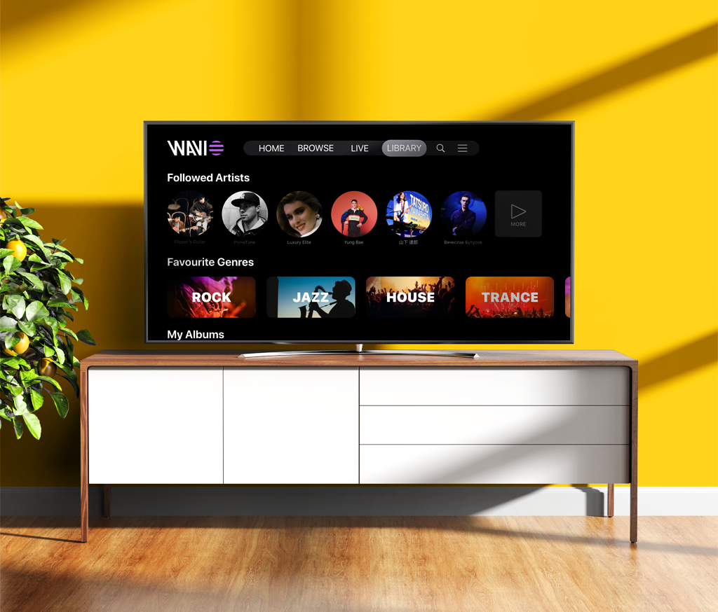Wavio tvOS
