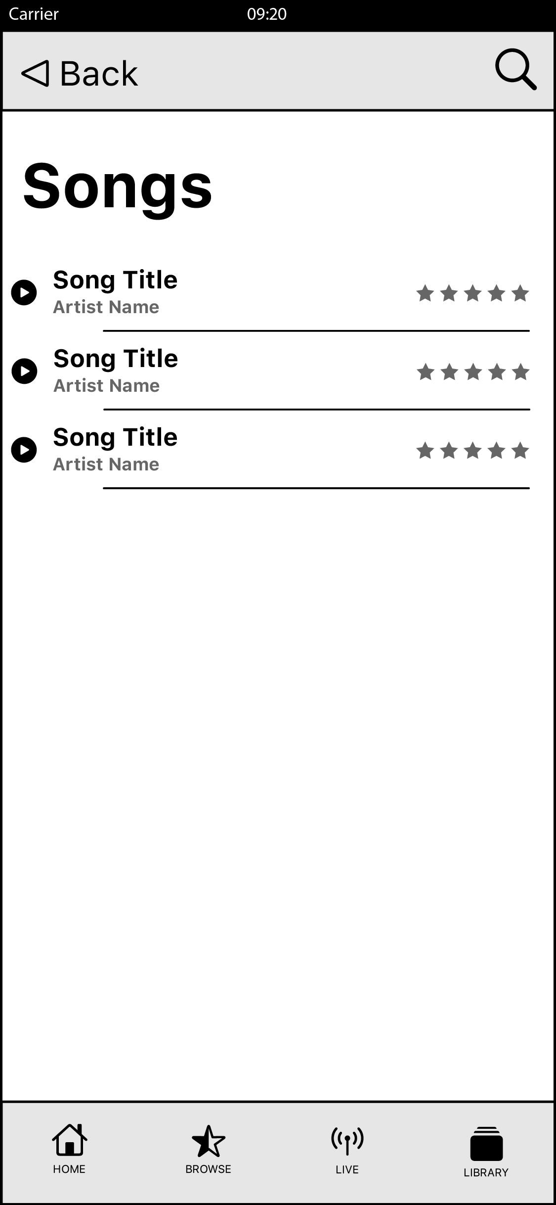Songs